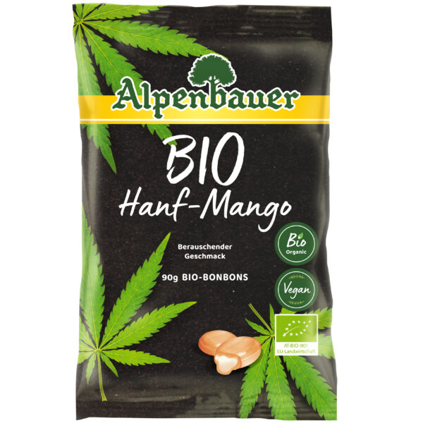 Alpenbauer Bio Hanf-Mango Bonbons – Fruchtiger Genuss & Natürliches Hanfaroma Alpenbauer Bio Hanf-Mango Bonbons – Fruchtiger Genuss & Natürliches Hanfaroma
