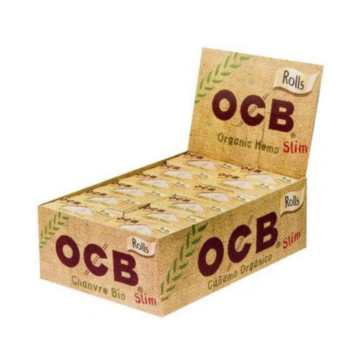 OCB Organic Hemp Rolls Slim – 4 Meter biologisches Hanf Zigarettenpapier