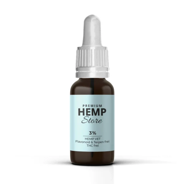 Premium Hemp Store Hanfextrakt für Tiere 3% - 15% – Bio-Hanföl für Haustiere