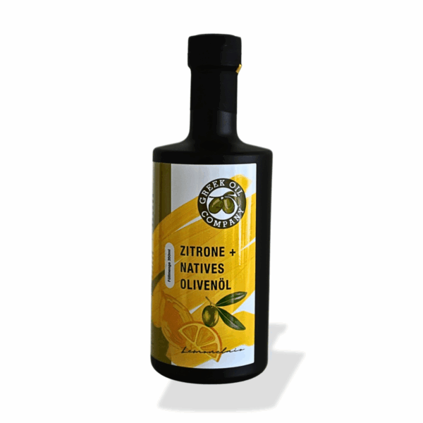 Greek Oil Zitronen-Olivenöl (350 ml) – Frisch gepresst mit echten Zitronen
