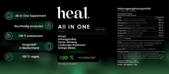 heal. | All IN ONE – Veganes All‑In‑One‑Supplement (30 Portionen) – Bild 2