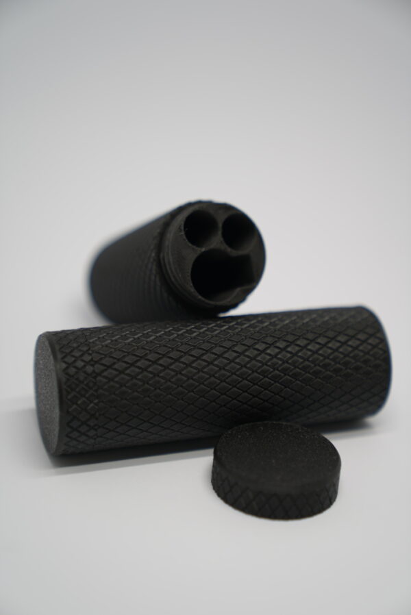 DSC00425 Travel Tube – Aufbewahrungsröhre für Clipper & Zubehör (handgefertigt) XL – Bild 2