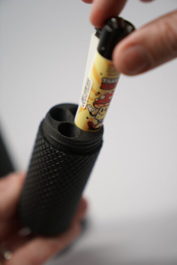 Travel Tube – Aufbewahrungsröhre für Clipper & Zubehör (handgefertigt) XL – Bild 4