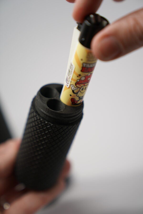 DSC00427 Travel Tube – Aufbewahrungsröhre für Clipper & Zubehör (handgefertigt) XL – Bild 4