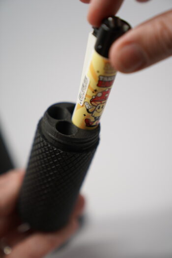 Travel Tube – Aufbewahrungsröhre für Clipper & Zubehör (handgefertigt) XL – Bild 5