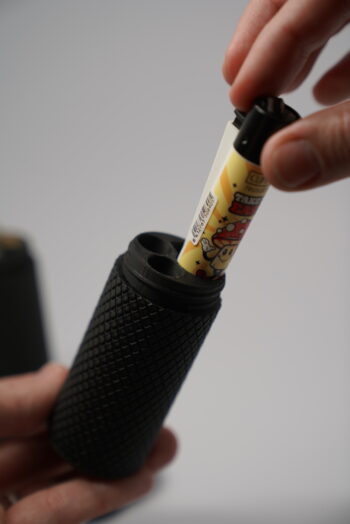 Travel Tube – Aufbewahrungsröhre für Clipper & Zubehör (handgefertigt) XL – Bild 7