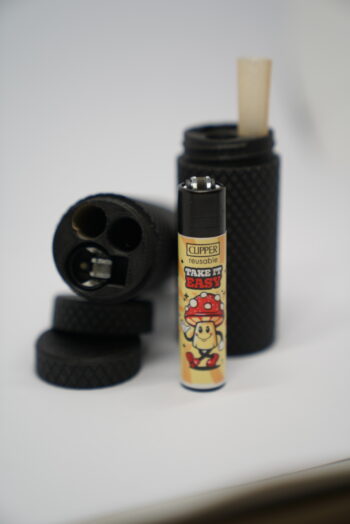 Travel Tube – Aufbewahrungsröhre für Clipper & Zubehör (handgefertigt) XL – Bild 9