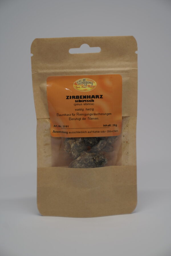 DSC00440 Zirbenharz (sibirisch) – naturreines Räucherharz – Bild 1