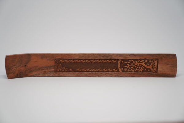 DSC00469 Räucherstäbchenhalter – Baum des Lebens (Holz, handgeschnitzt) – Bild 1