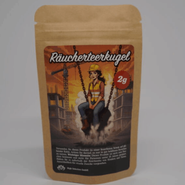 Räucherteerkugel – Hanfblätter & Eibisch (2 g / 5 g)