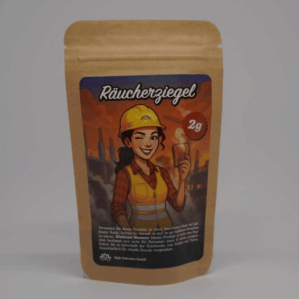 Räucherziegel – Hanfblätter & Eibisch (2 g / 5 g)