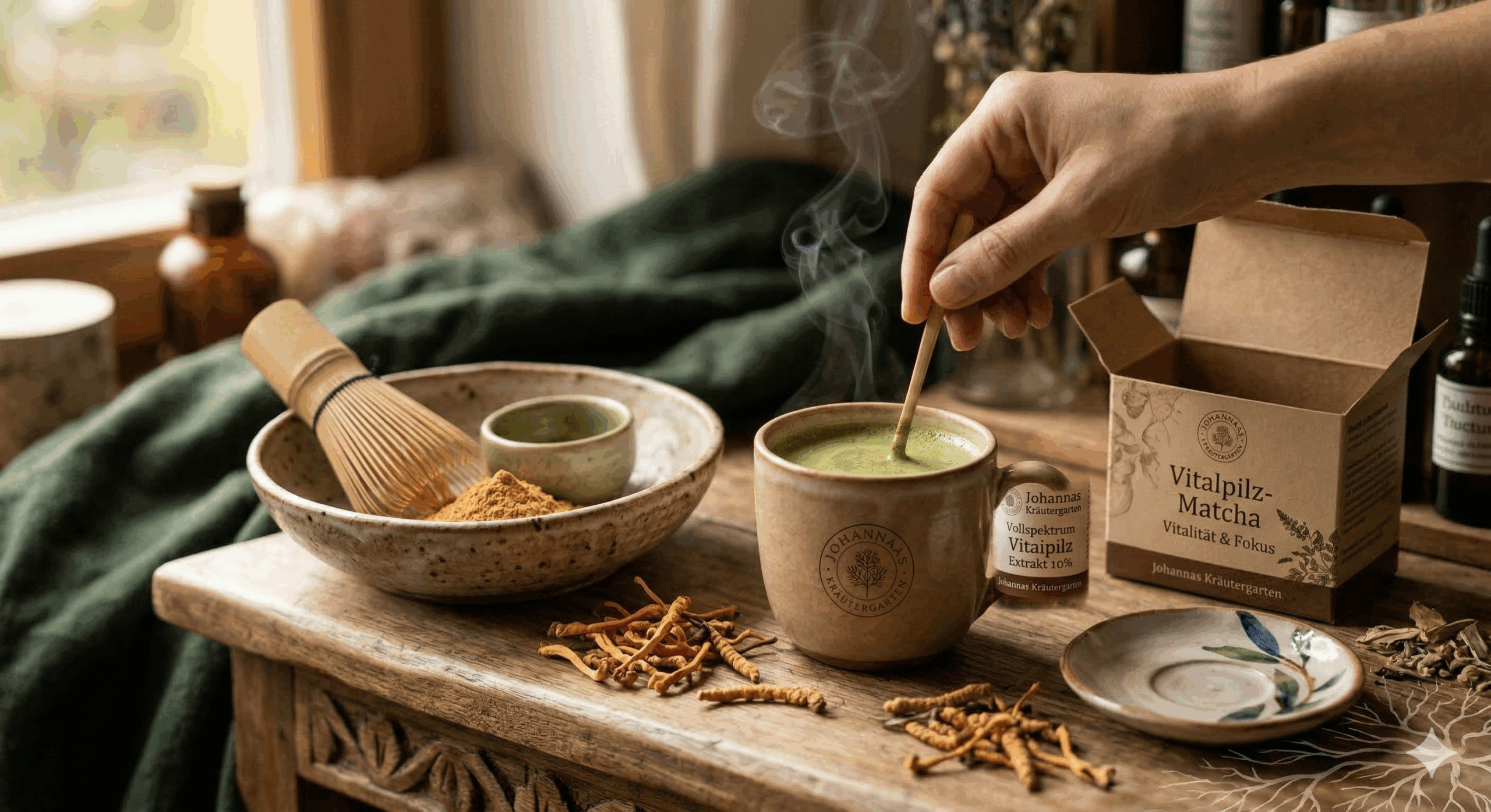 Präzise Messung von Vitalpilz-Extrakten