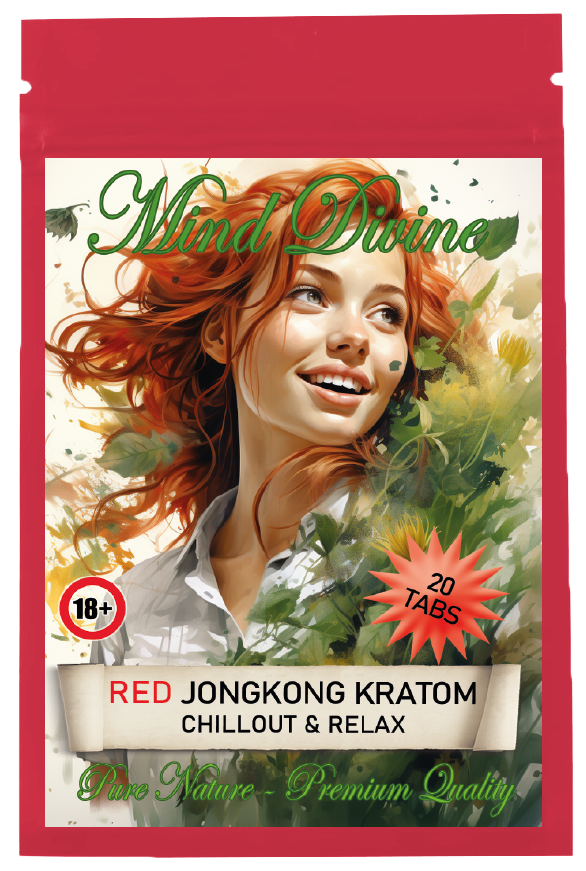Tabs_20_Red Jongkong Mind Divine Kratom Tabs – Red Jongkong – Bild 1