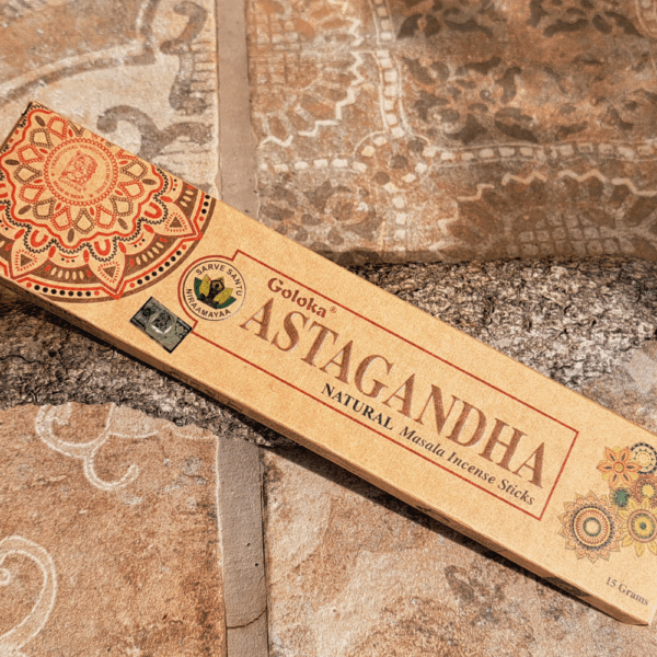 Goloka Astagandha Natural Masala Räucherstäbchen (15g)