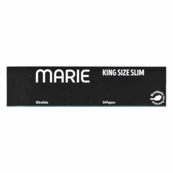 MARIE King Size Slim Papers Schwarz (34 Stk.)