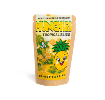 MUNCHIES WC-Duftsteine – Tropical Bliss (Ananas-Aroma, 8 Stk.)